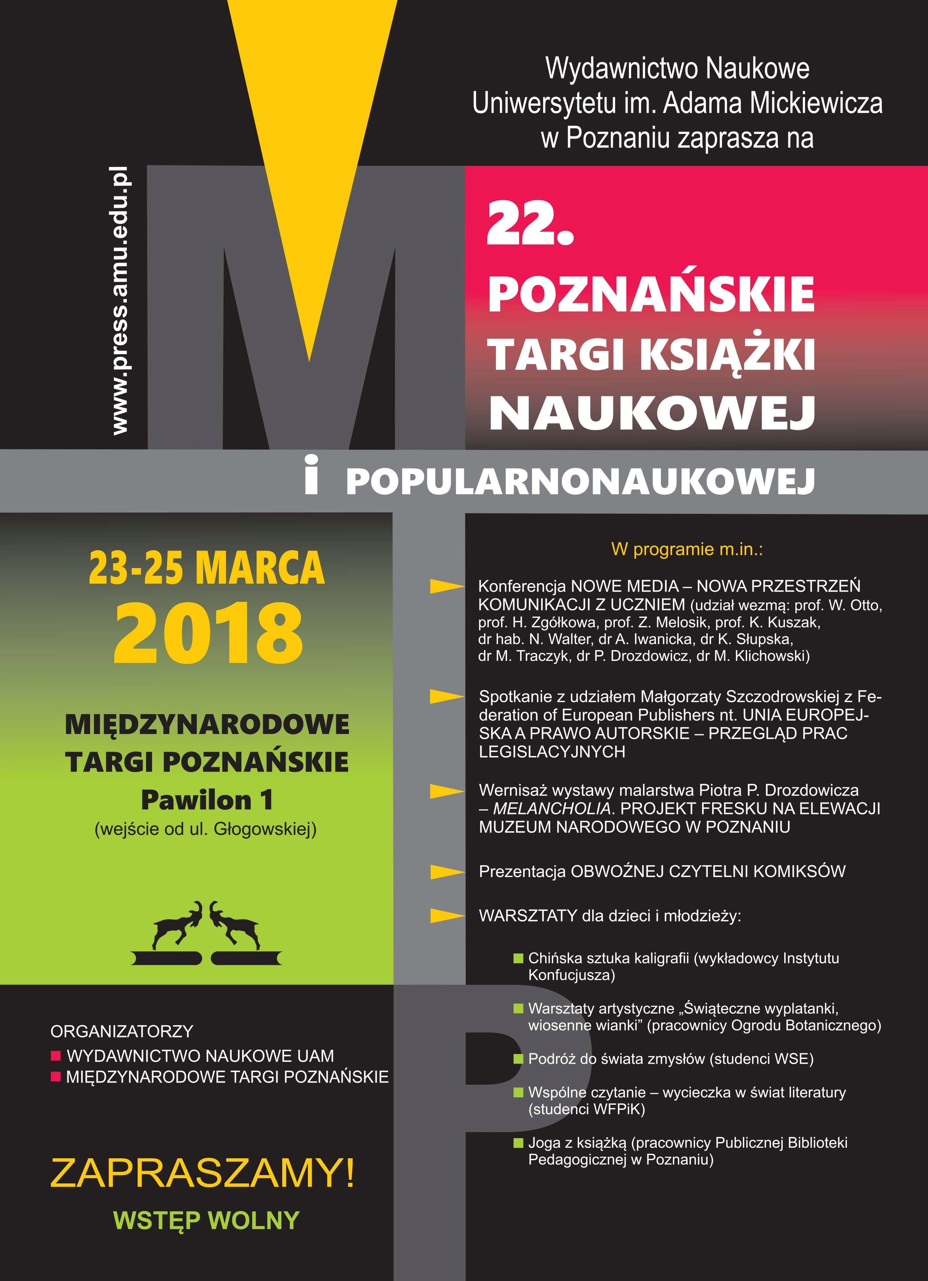 22. Poznańskie Targi Książki Naukowej i Popularnonaukoweji 